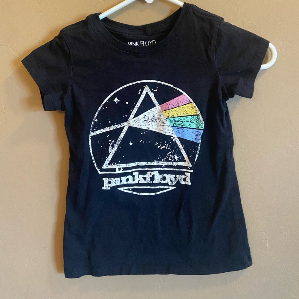 Pink Floyd tshirt 🤘🏼 Girl 6/6x black 100 cotton 
Rock n roll graphic tee